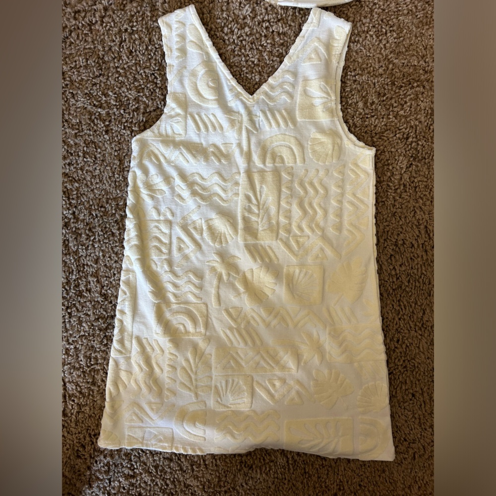 Poolside Paradiso bathing suit coverup and hat